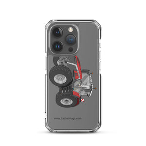The Tractor Mugs Store iPhone 15 Pro Massey Ferguson 9X | Clear Case for iPhone® Quality Farmers Merch