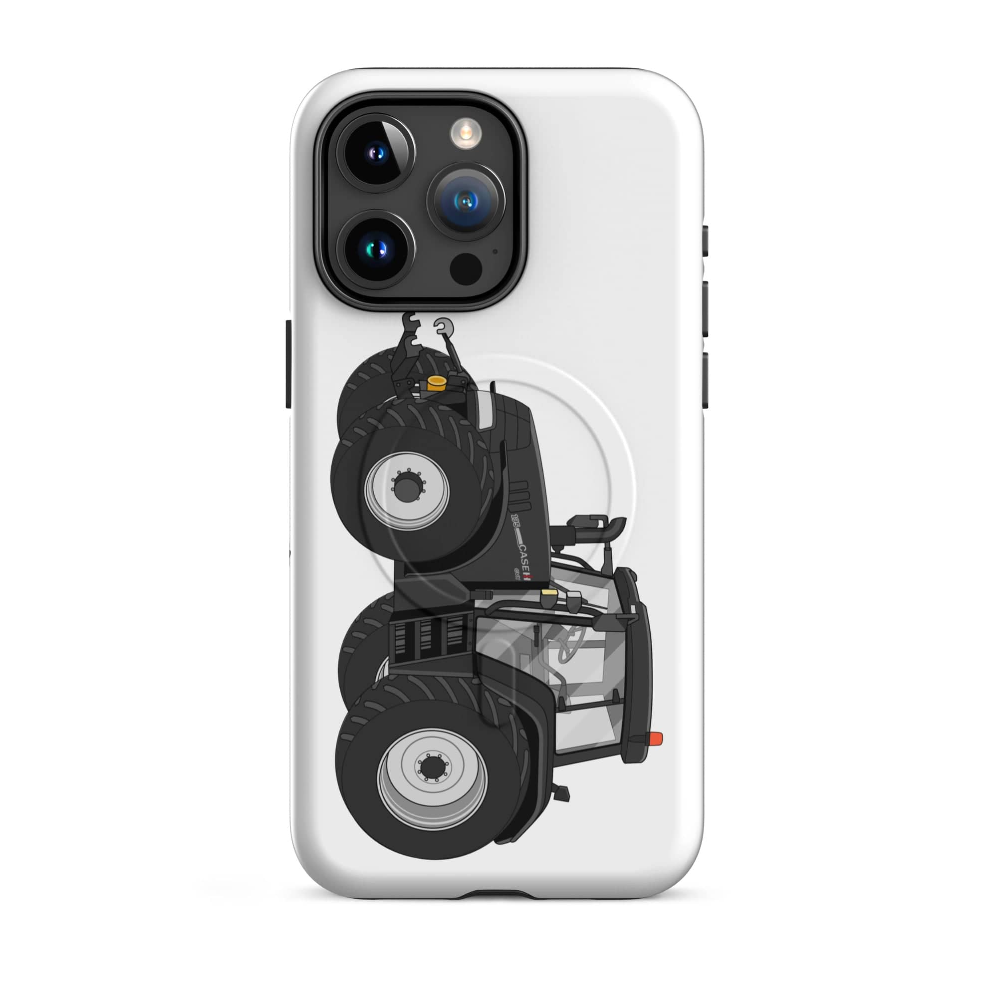 The Tractor Mugs Store iPhone 15 Pro Max Case IH 195 CVX Black | MagSafe® tough case for iPhone® Quality Farmers Merch