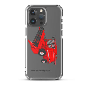 The Tractor Mugs Store iPhone 15 Pro Max Case IH Axial Flow 2188 Harvester | Clear Case for iPhone® Quality Farmers Merch