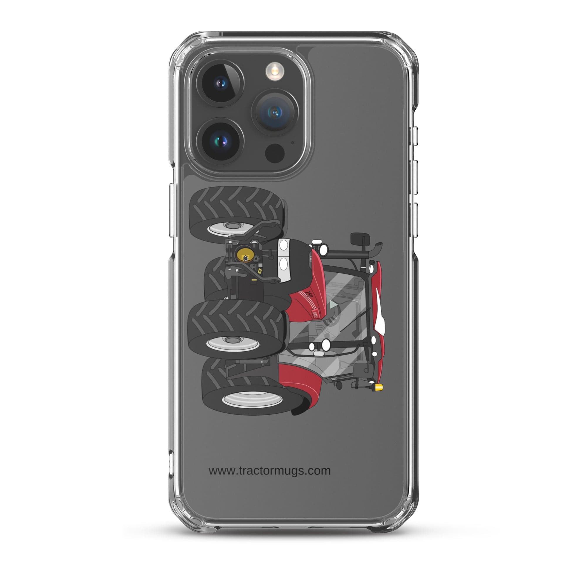 The Tractor Mugs Store iPhone 15 Pro Max Case IH Maxxum 150 Activedrive 8 | Clear Case for iPhone® Quality Farmers Merch