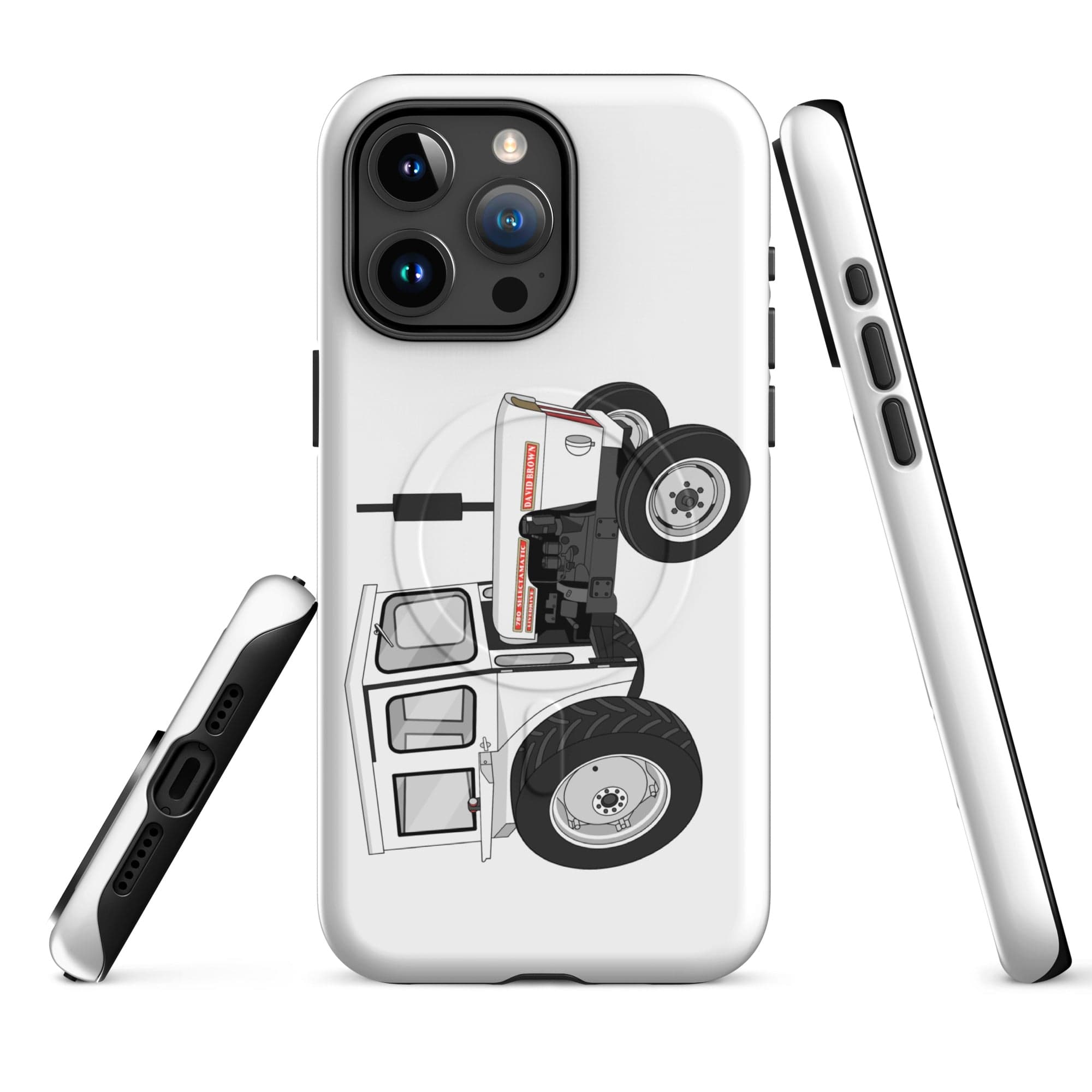 The Tractor Mugs Store iPhone 15 Pro Max David Brown 780 Selectamatic | MagSafe® tough case for iPhone® Quality Farmers Merch