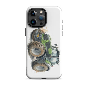 The Tractor Mugs Store iPhone 15 Pro Max Deutz-Fahr 9340 Watercolor | Tough Case for iPhone® Quality Farmers Merch