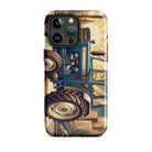 The Tractor Mugs Store iPhone 15 Pro Max Ford 5000 | Art Deco Tough Case for iPhone® Quality Farmers Merch