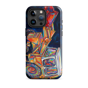 The Tractor Mugs Store iPhone 15 Pro Max JCB 3C II | Splash Art Tough Case for iPhone® Quality Farmers Merch