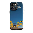 The Tractor Mugs Store iPhone 15 Pro Max JCB 3CX Sitemaster Advert (1988) | Tough Case for iPhone® Quality Farmers Merch