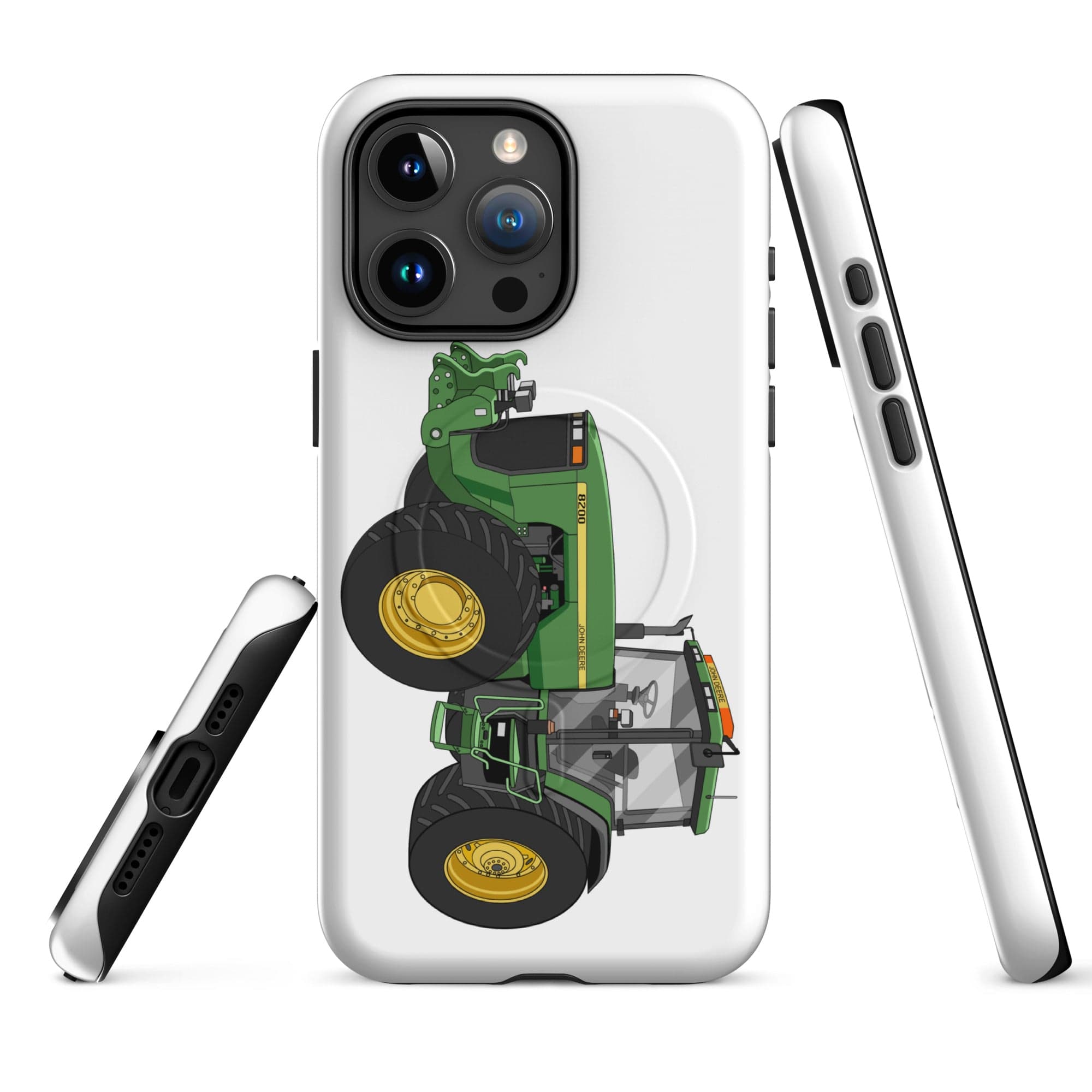 The Tractor Mugs Store iPhone 15 Pro Max John Deere 8200 | MagSafe® tough case for iPhone® Quality Farmers Merch