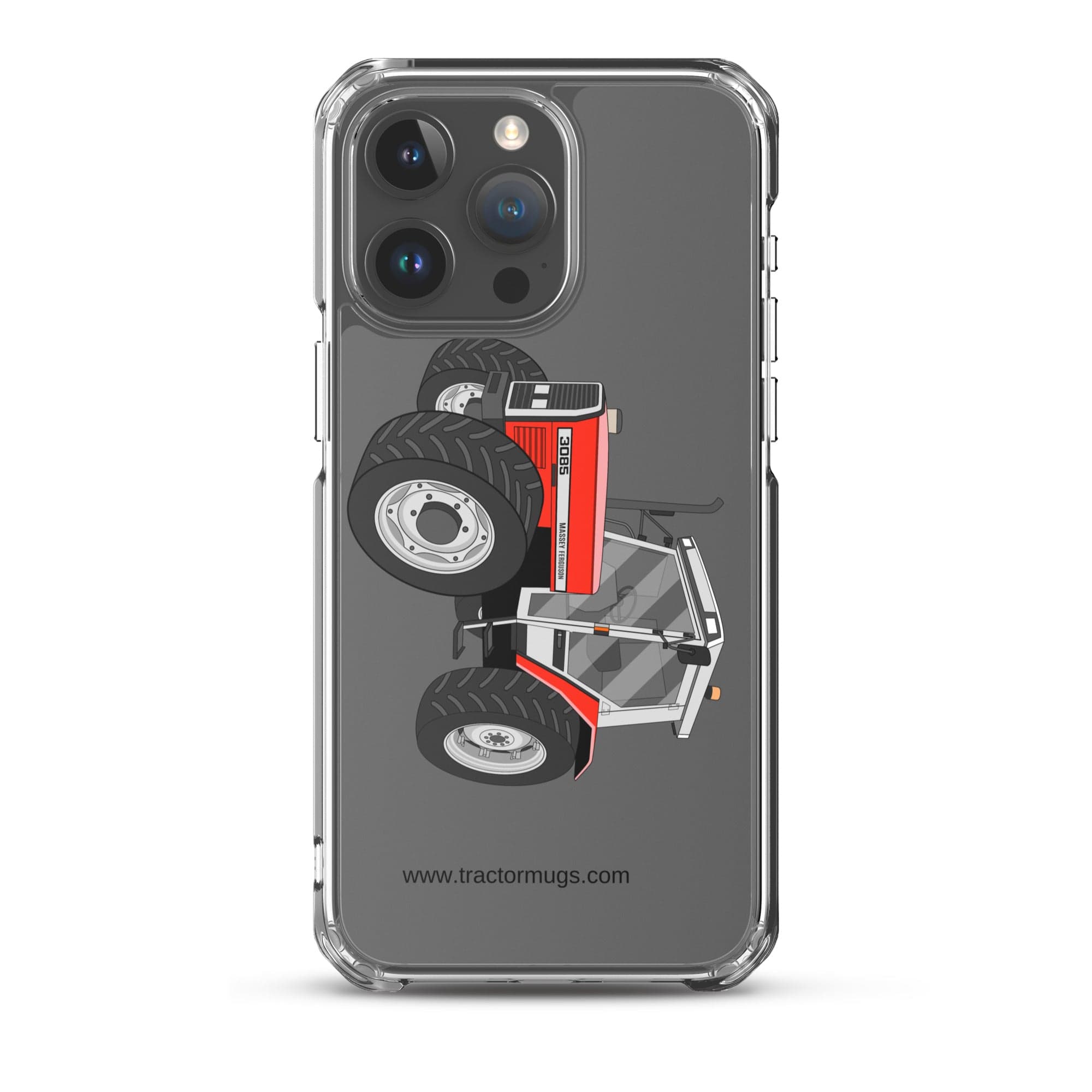 The Tractor Mugs Store iPhone 15 Pro Max Massey Ferguson 3085 |  Clear Case for iPhone® Quality Farmers Merch