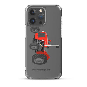 The Tractor Mugs Store iPhone 15 Pro Max Massey Ferguson 35X | Clear Case for iPhone® Quality Farmers Merch