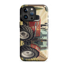 The Tractor Mugs Store iPhone 15 Pro Max Massey Ferguson 6180 | Art Deco Tough Case for iPhone® Quality Farmers Merch