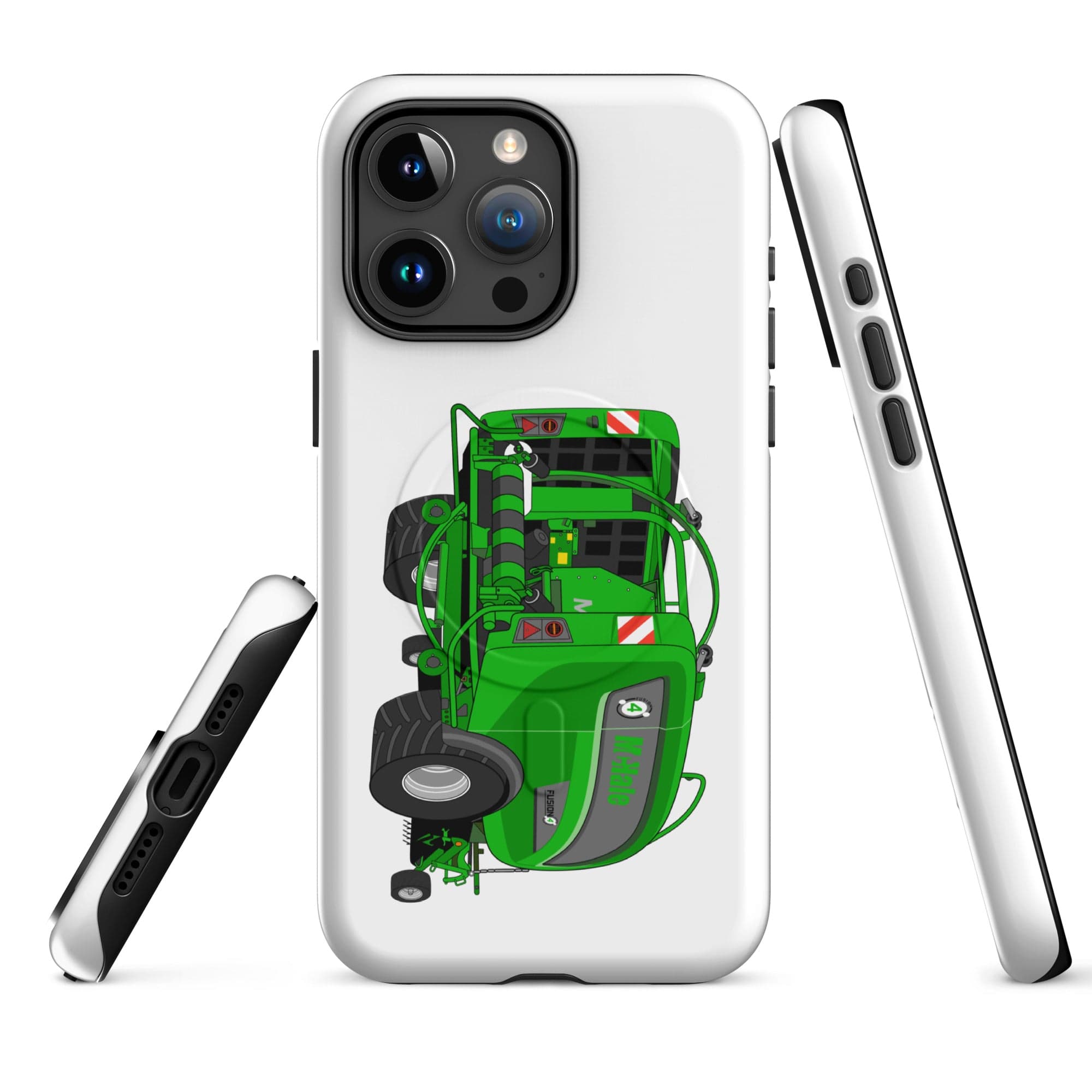 The Tractor Mugs Store iPhone 15 Pro Max Mc Hale Fusion 4 Big Baler | MagSafe® tough case for iPhone® Quality Farmers Merch