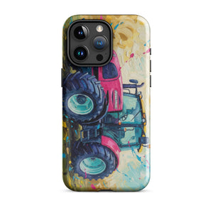 The Tractor Mugs Store iPhone 15 Pro Max Renault ares 696 rz Splash Art | Tough Case for iPhone® Quality Farmers Merch