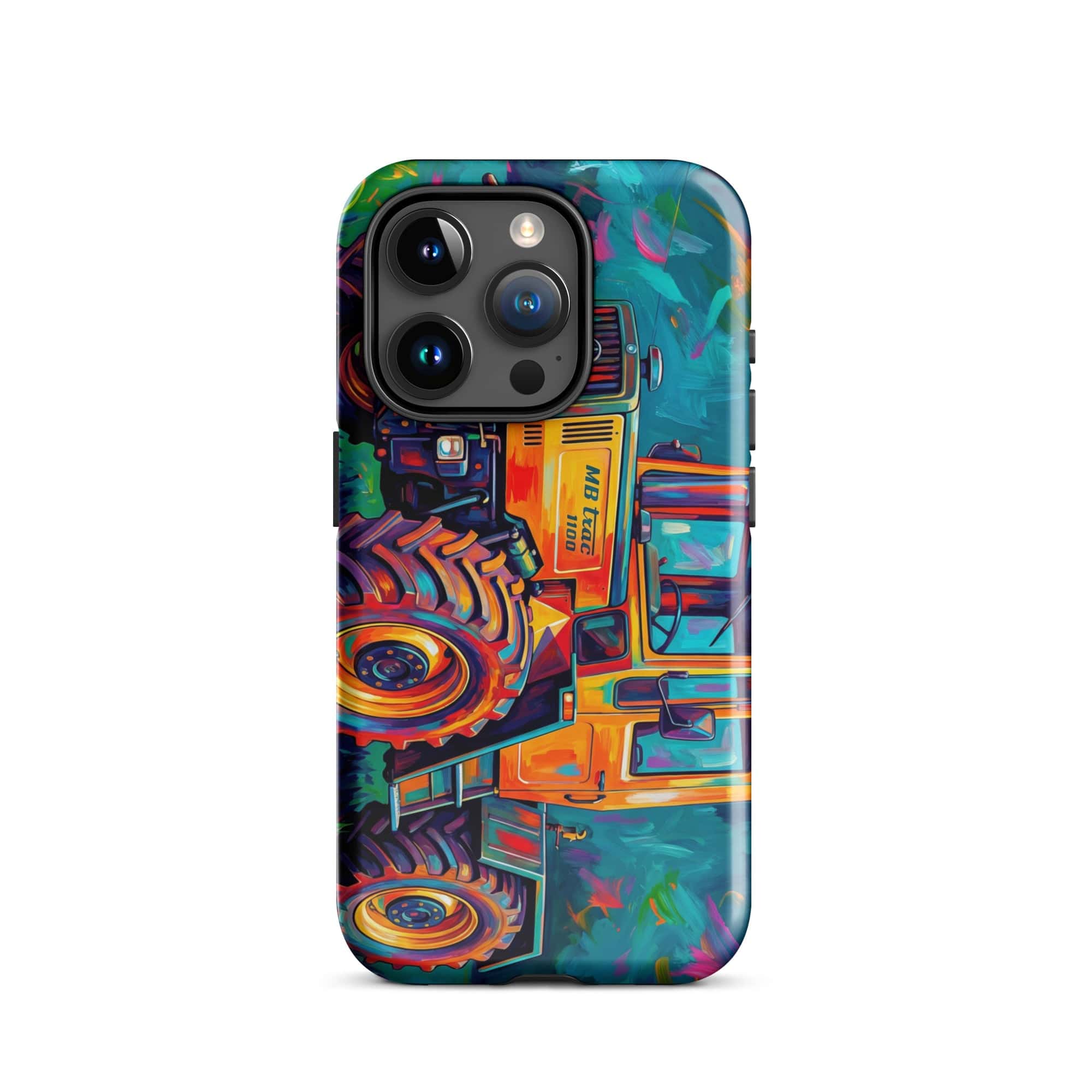 The Tractor Mugs Store iPhone 15 Pro MB TRAC 1100 | Splash Art Tough Case for iPhone® Quality Farmers Merch