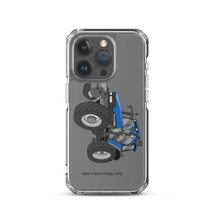 The Tractor Mugs Store iPhone 15 Pro New Holland TM 150 Super Steer | Clear Case for iPhone® Quality Farmers Merch