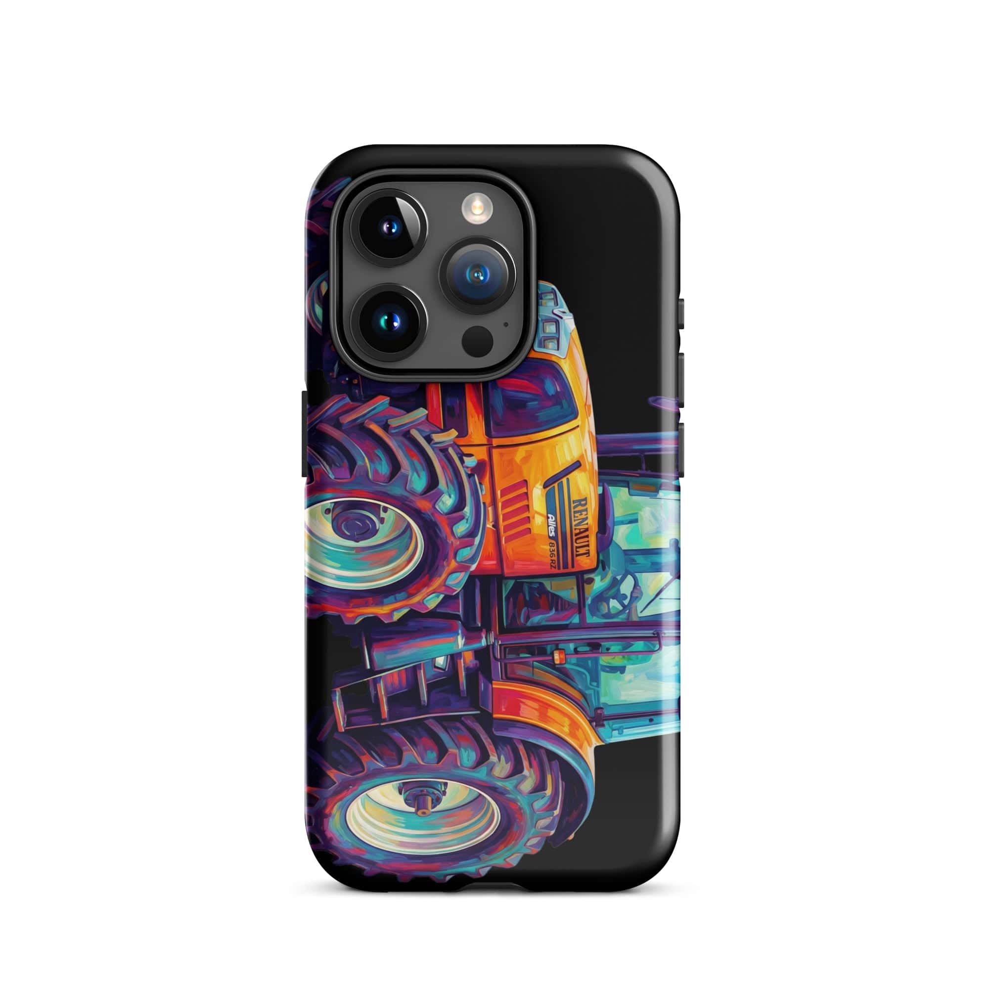 The Tractor Mugs Store iPhone 15 Pro Renault Atles 926 | Splash Art Tough Case for iPhone® Quality Farmers Merch