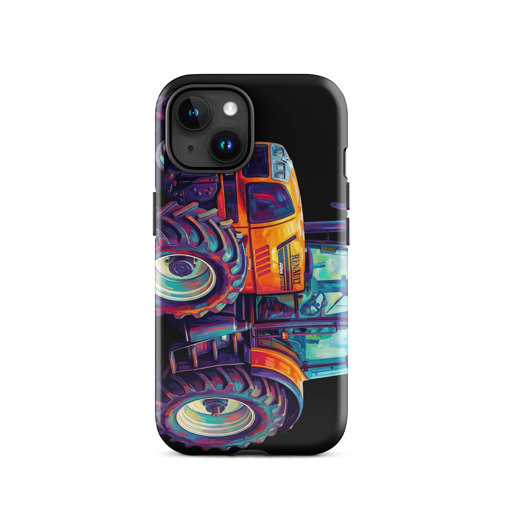 The Tractor Mugs Store iPhone 15 Renault Atles 926 | Splash Art Tough Case for iPhone® Quality Farmers Merch
