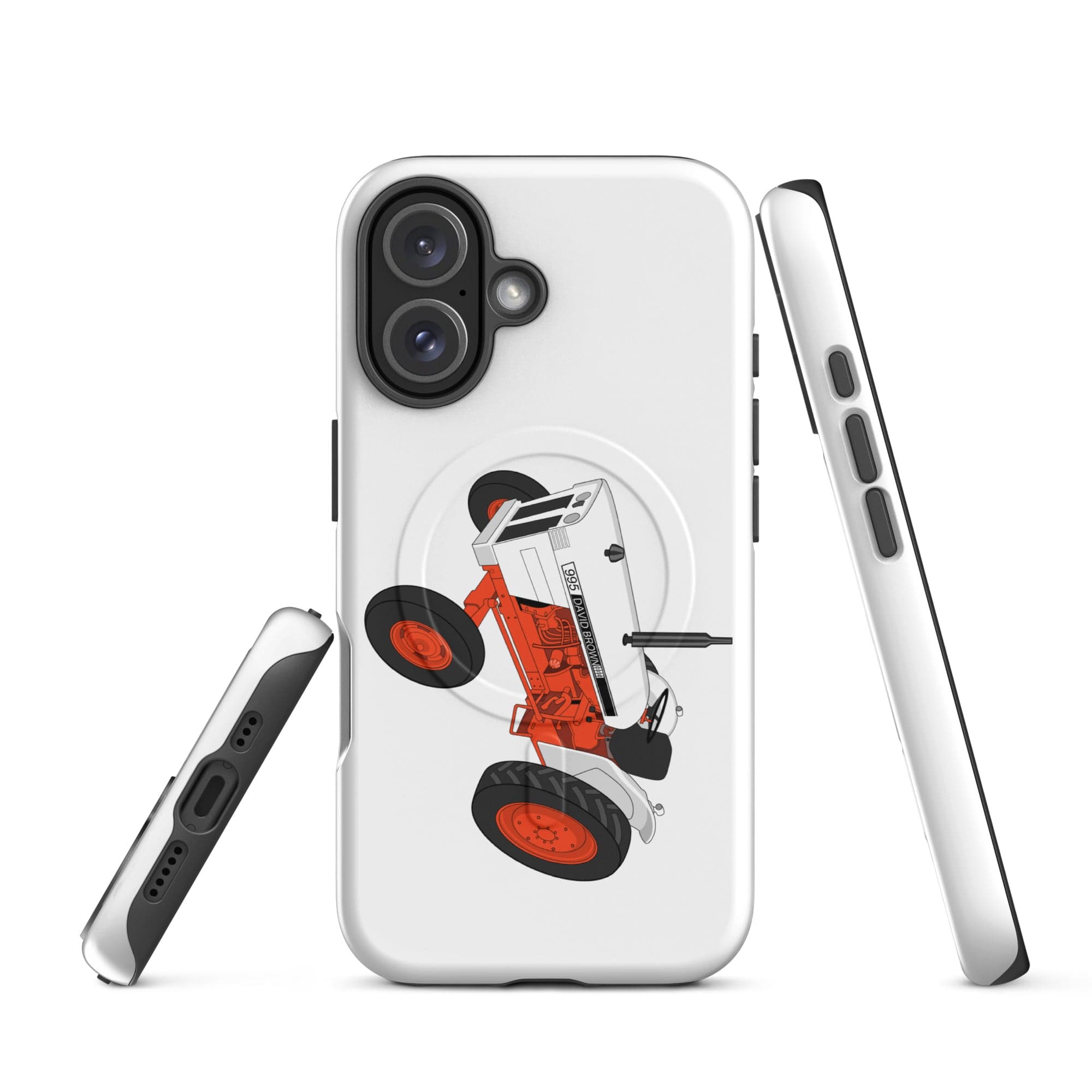 The Tractor Mugs Store iPhone 16 Case David Brown 995 (1973) | MagSafe® tough case for iPhone® Quality Farmers Merch