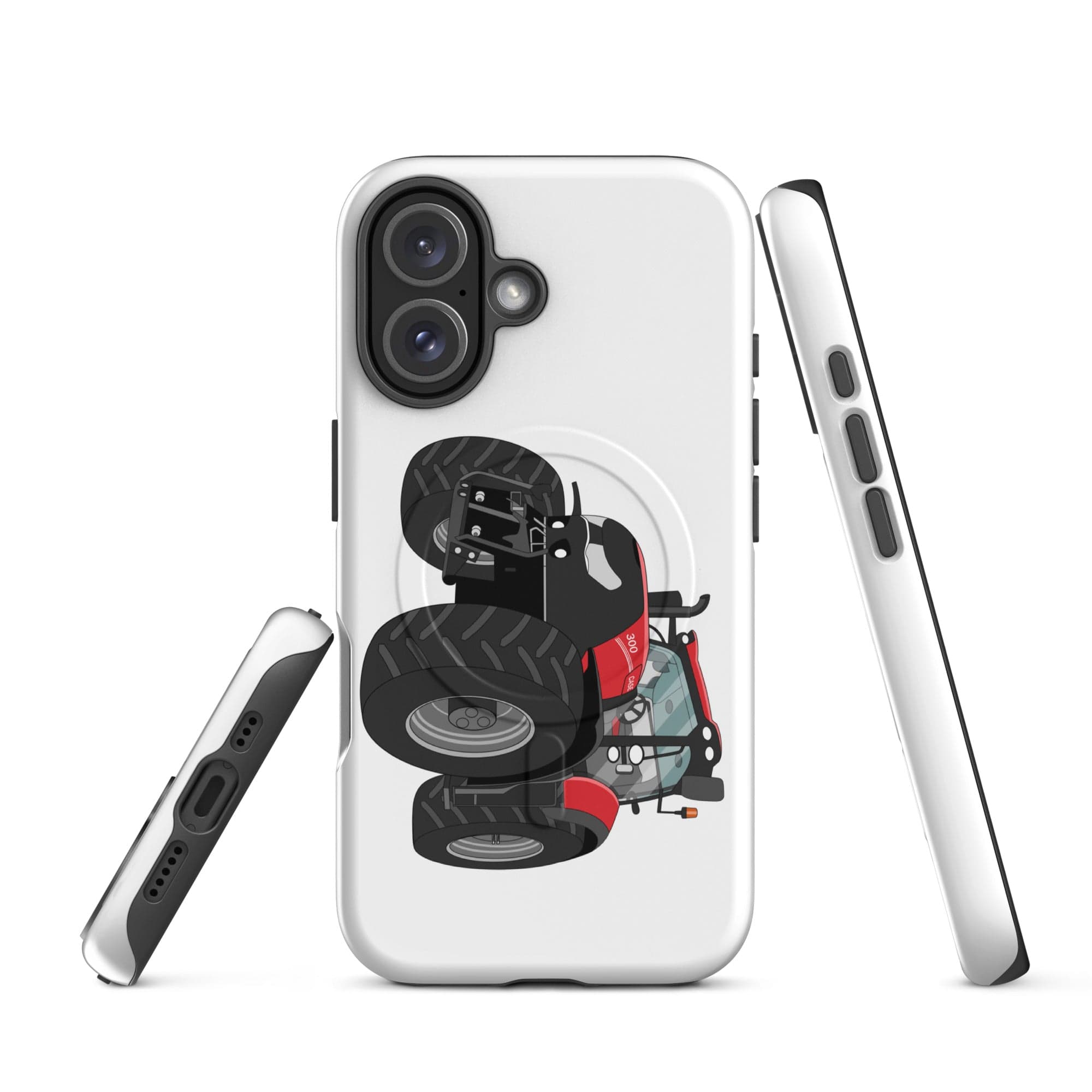 The Tractor Mugs Store iPhone 16 Case IH Optum 300 CVX | MagSafe® tough case for iPhone® Quality Farmers Merch