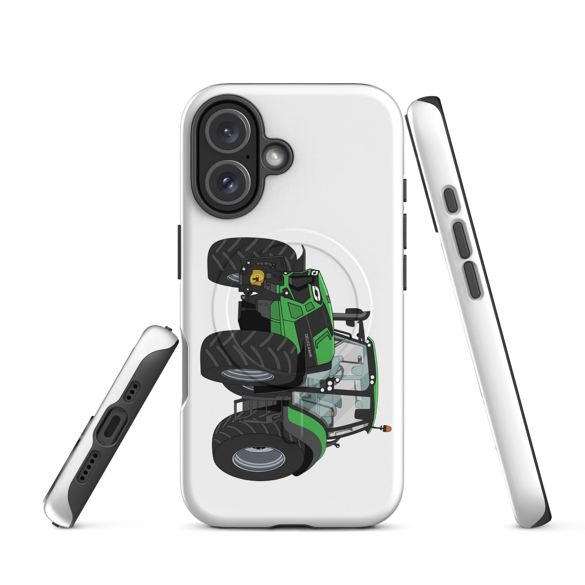 The Tractor Mugs Store iPhone 16 Deutz - Fahr Agrotron 7250 Ttv | MagSafe® tough case for iPhone® Quality Farmers Merch