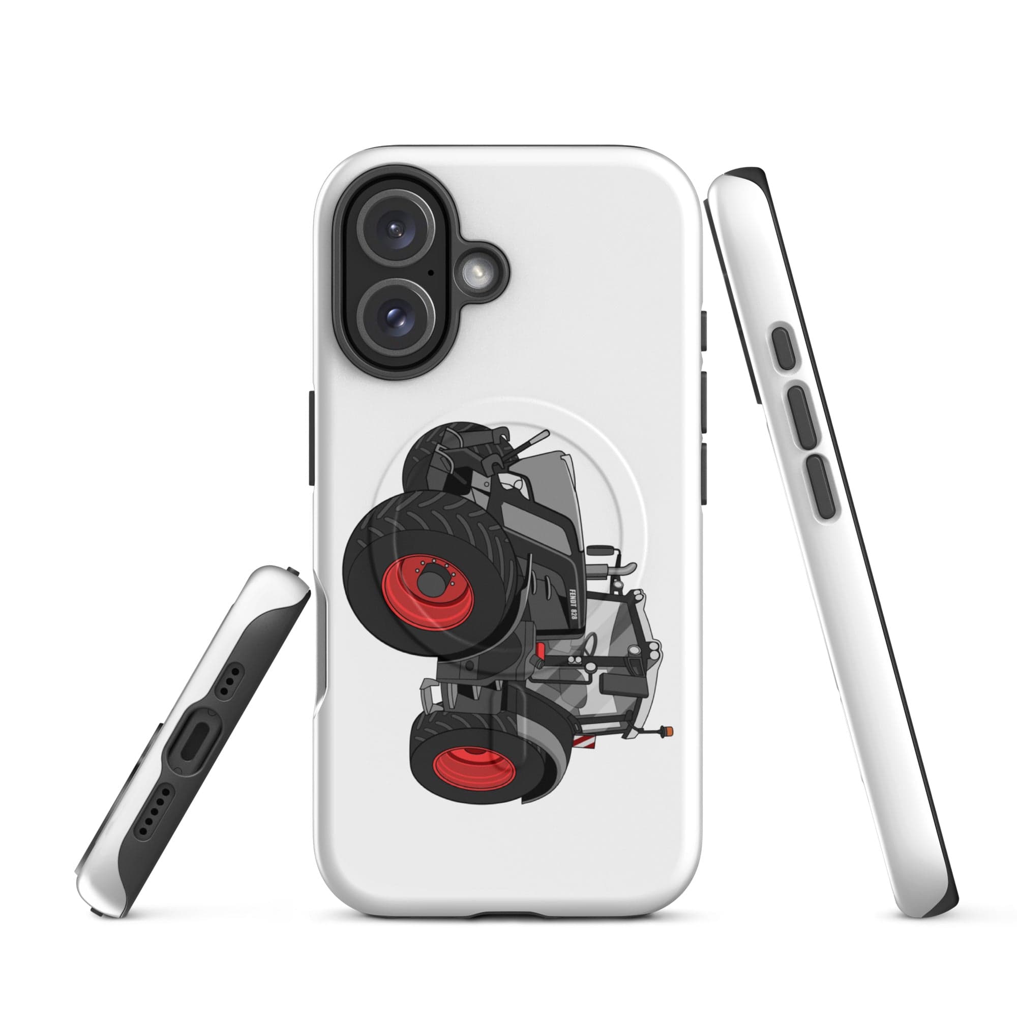 The Tractor Mugs Store iPhone 16 Fendt 828 Profi Black Beauty | MagSafe® tough case for iPhone® Quality Farmers Merch