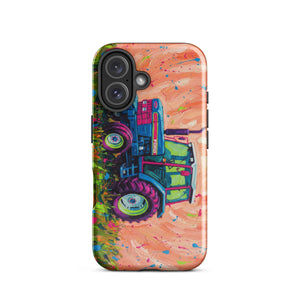 The Tractor Mugs Store iPhone 16 Ford 6640 Splash Art | Tough Case for iPhone® Quality Farmers Merch