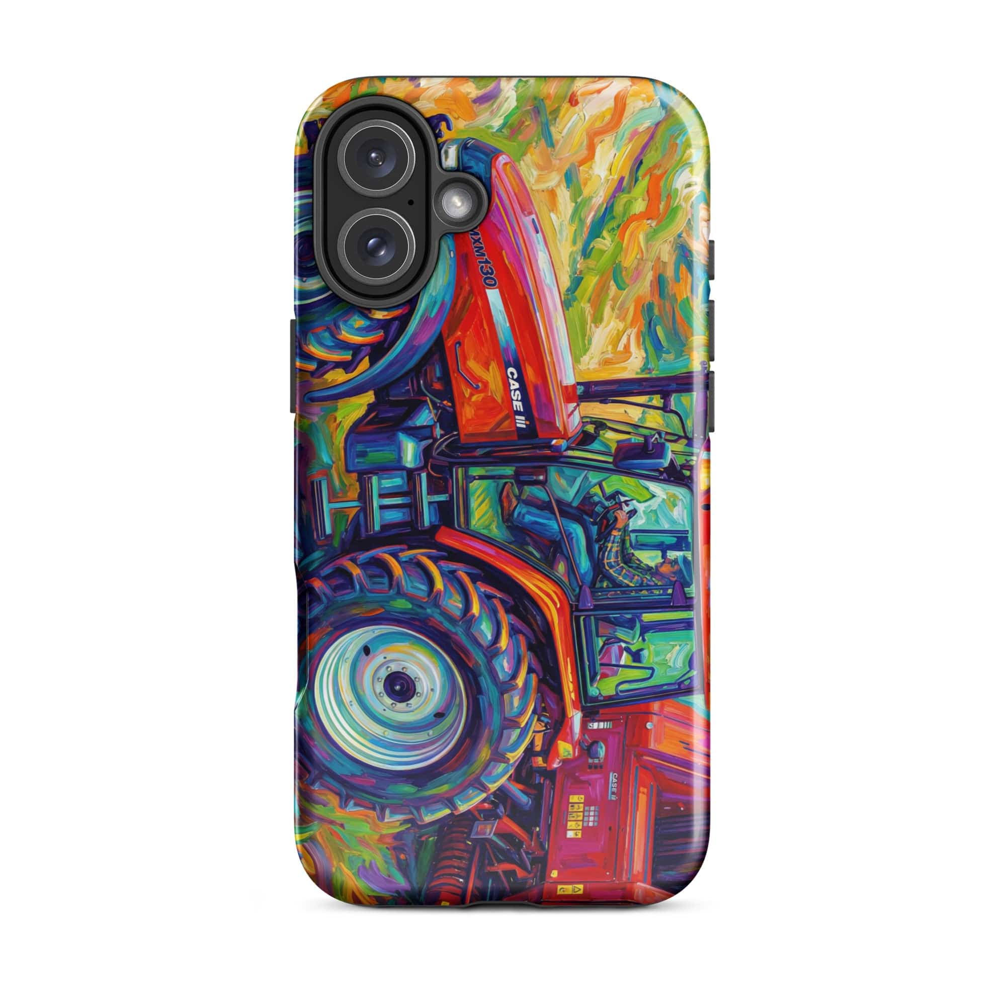 The Tractor Mugs Store iPhone 16 Plus CASE MX 130 | Splash Art Tough Case for iPhone® Quality Farmers Merch
