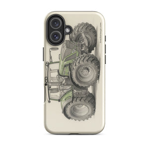 The Tractor Mugs Store iPhone 16 Plus Fendt 930 Vario S4 Pencil Sketch | Tough Case for iPhone® Quality Farmers Merch