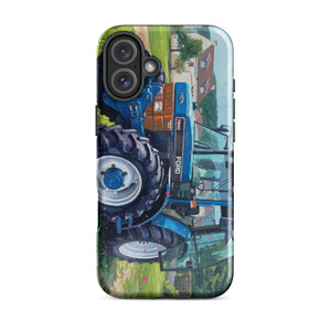 The Tractor Mugs Store iPhone 16 Plus Ford 8340 Splash Art | Tough Case for iPhone® Quality Farmers Merch