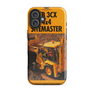 The Tractor Mugs Store iPhone 16 Plus JCB 3CX Sitemaster Brochure | Tough Case for iPhone® Quality Farmers Merch
