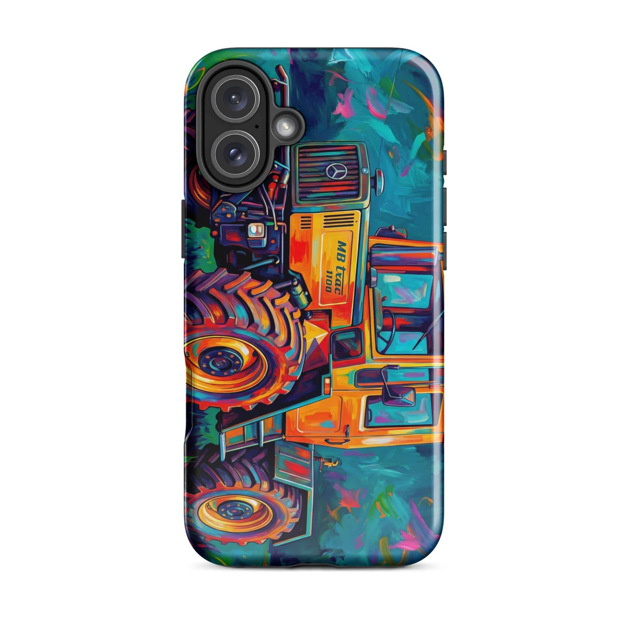 The Tractor Mugs Store iPhone 16 Plus MB TRAC 1100 | Splash Art Tough Case for iPhone® Quality Farmers Merch