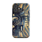 The Tractor Mugs Store iPhone 16 Plus New Holland TM 155  | Art Deco Tough Case for iPhone® Quality Farmers Merch