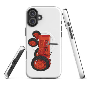 The Tractor Mugs Store iPhone 16 Plus Nuffield Universal 4 | MagSafe® tough case for iPhone® Quality Farmers Merch
