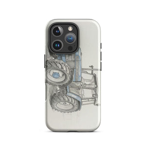 The Tractor Mugs Store iPhone 16 Pro Ford 8340 Pencil-Sketch | Tough Case for iPhone® Quality Farmers Merch