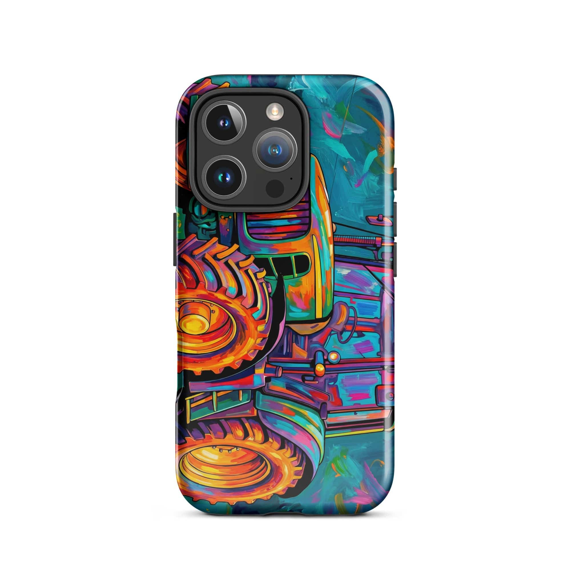 The Tractor Mugs Store iPhone 16 Pro John Deere 6930 | Splash Art Tough Case for iPhone® Quality Farmers Merch