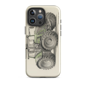The Tractor Mugs Store iPhone 16 Pro Max Fendt 930 Vario S4 Pencil Sketch | Tough Case for iPhone® Quality Farmers Merch