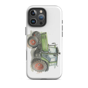 The Tractor Mugs Store iPhone 16 Pro Max Fendt Farmer 308 C Watercolor | Tough Case for iPhone® Quality Farmers Merch