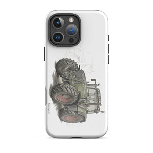 The Tractor Mugs Store iPhone 16 Pro Max Fendt Favorit 818 Pencil Sketch | Tough Case for iPhone® Quality Farmers Merch