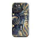 The Tractor Mugs Store iPhone 16 Pro Max New Holland TM 155  | Art Deco Tough Case for iPhone® Quality Farmers Merch