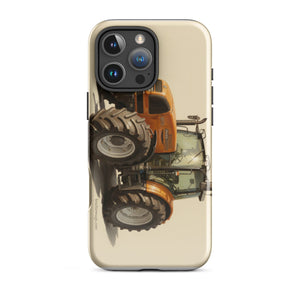 The Tractor Mugs Store iPhone 16 Pro Max Renault ares 696 rz Oil Painting | Tough Case for iPhone® Quality Farmers Merch