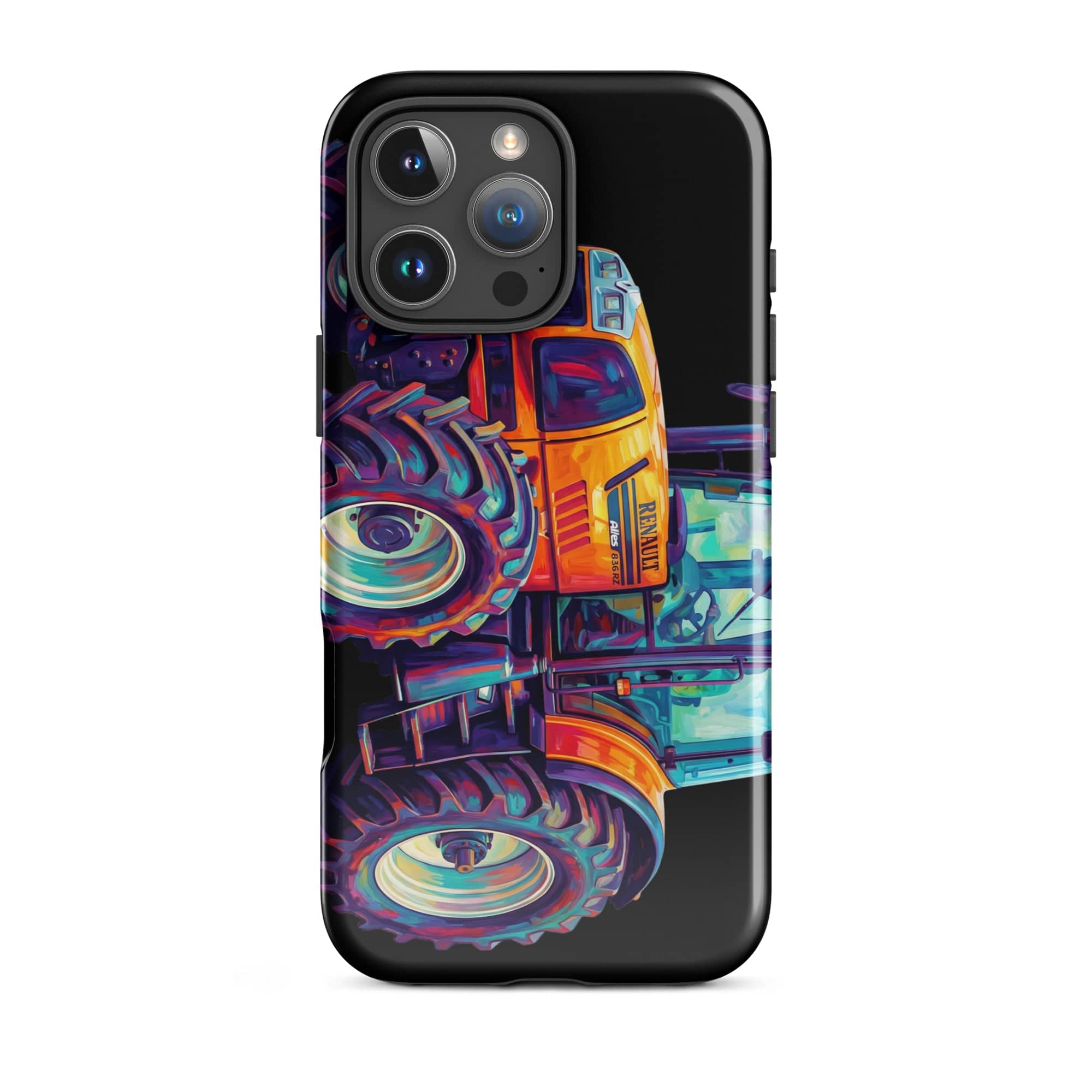 The Tractor Mugs Store iPhone 16 Pro Max Renault Atles 926 | Splash Art Tough Case for iPhone® Quality Farmers Merch