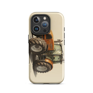 The Tractor Mugs Store iPhone 16 Pro Renault ares 696 rz Oil Painting | Tough Case for iPhone® Quality Farmers Merch