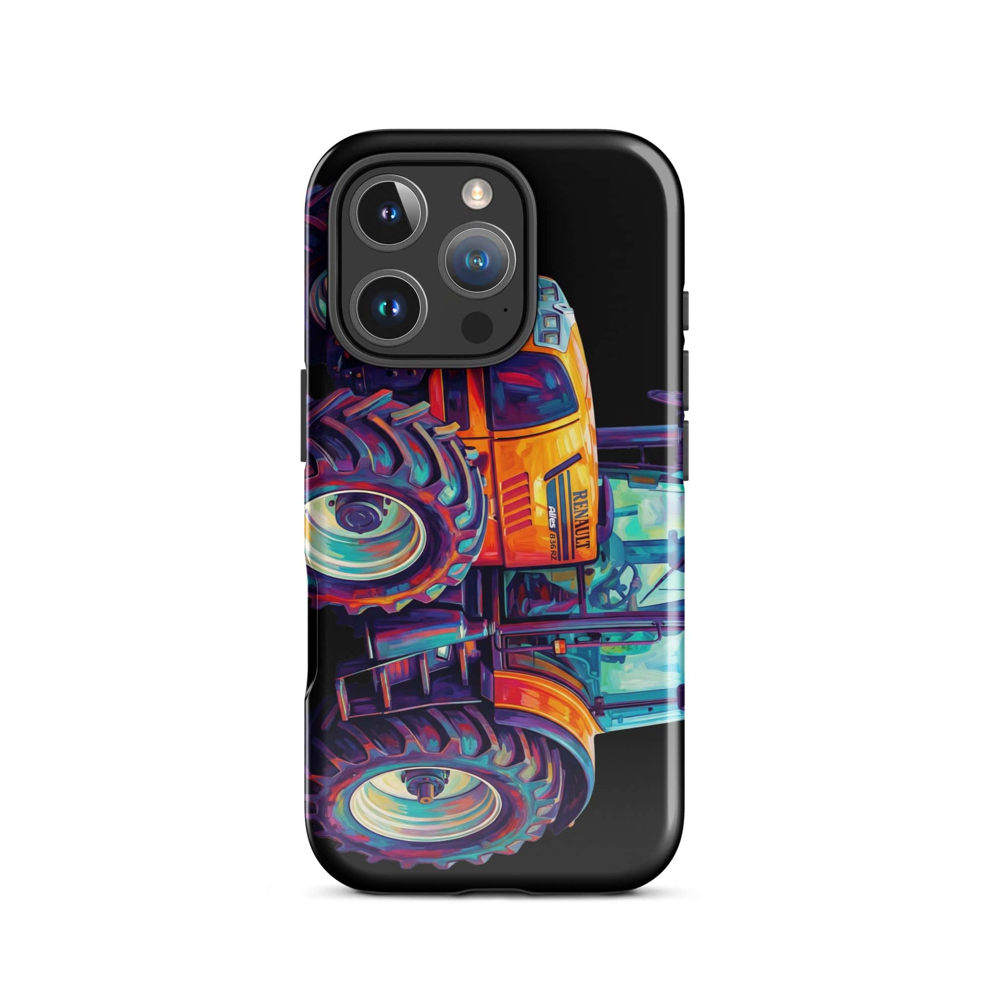 The Tractor Mugs Store iPhone 16 Pro Renault Atles 926 | Splash Art Tough Case for iPhone® Quality Farmers Merch