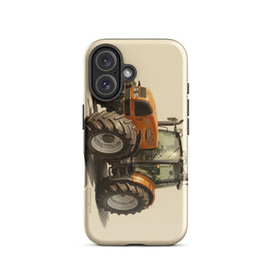 The Tractor Mugs Store iPhone 16 Renault ares 696 rz Oil Painting | Tough Case for iPhone® Quality Farmers Merch