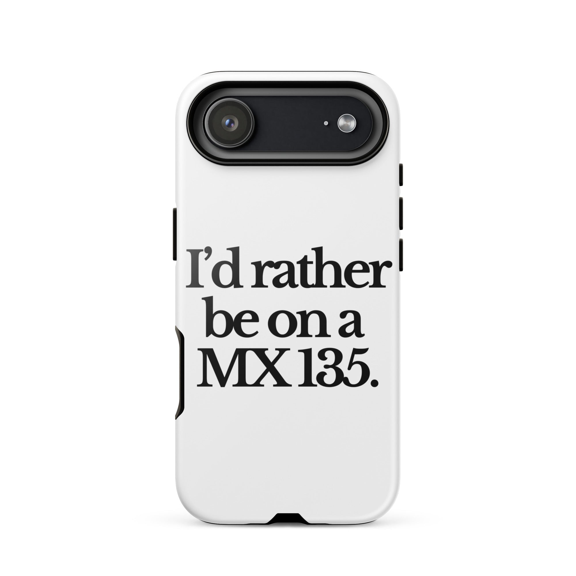 The Tractor Mugs Store iPhone 17 Air I'D RATHER BE ON A MX 135 | Tough Case for iPhone® Quality Farmers Merch