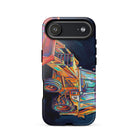 The Tractor Mugs Store iPhone 17 Air JCB 3CX White Cabin | Splash Art Tough Case for iPhone® Quality Farmers Merch