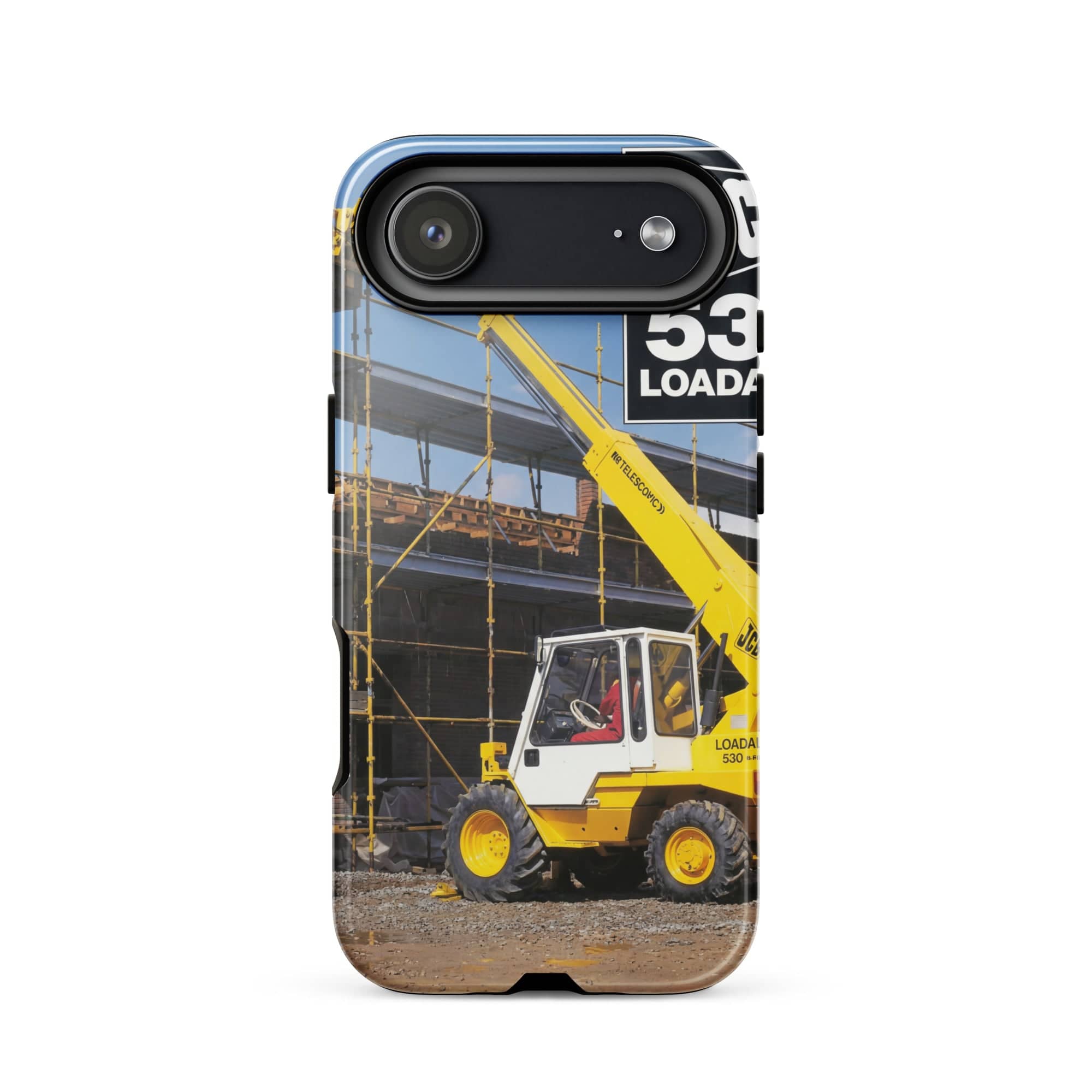 The Tractor Mugs Store iPhone 17 Air JCB Loadall 530 Brochure | Tough Case for iPhone® Quality Farmers Merch