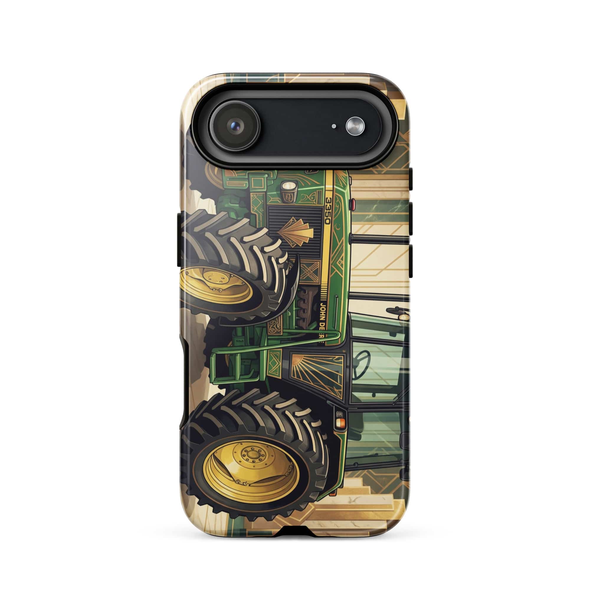 The Tractor Mugs Store iPhone 17 Air John Deere 3350 | Art Deco Tough Case for iPhone® Quality Farmers Merch