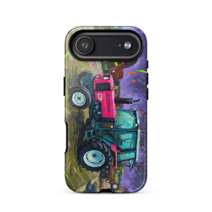 The Tractor Mugs Store iPhone 17 Air Renault 65-32 MX Splash Art | Tough Case for iPhone® Quality Farmers Merch