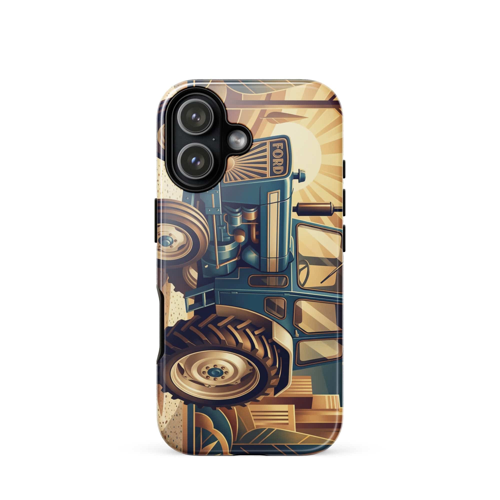 The Tractor Mugs Store iPhone 17 Ford 5000 | Art Deco Tough Case for iPhone® Quality Farmers Merch
