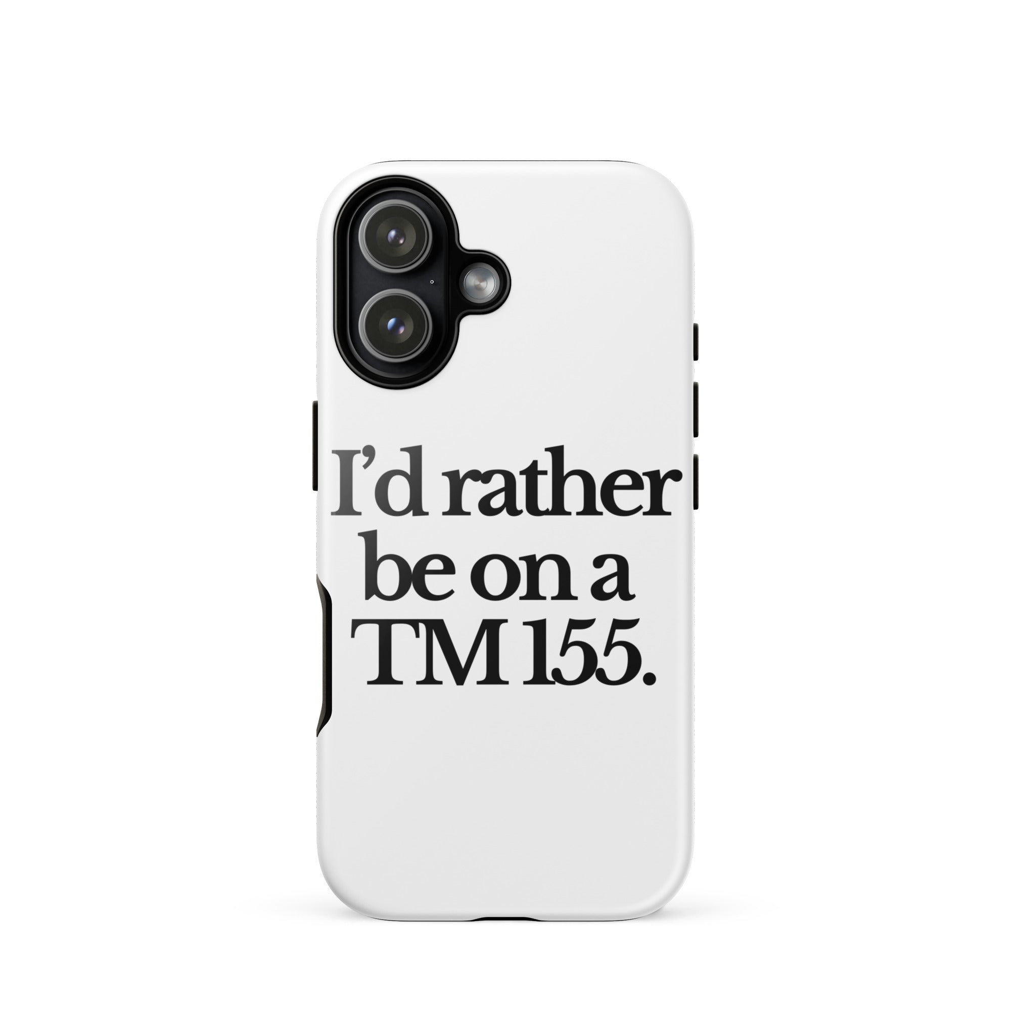 The Tractor Mugs Store iPhone 17 I'D RATHER BE ON A TM 155 | Tough Case for iPhone® Quality Farmers Merch