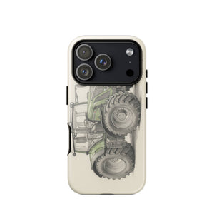 The Tractor Mugs Store iPhone 17 Pro Fendt 930 Vario S4 Pencil Sketch | Tough Case for iPhone® Quality Farmers Merch